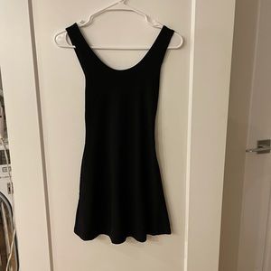 Black body-con dress